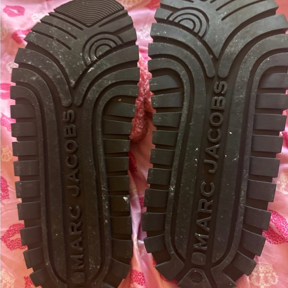 Marc Jacobs Kids Black Tread Sole Boots